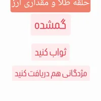 مقداری طلا و ارز گمشده