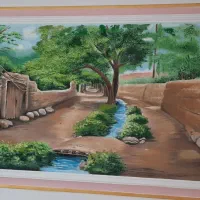 نقاشی دیواری مدارس مهد و مدرسه|خدمات پیشه و مهارت|رشت, استقامت ۱|دیوار