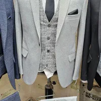 کت و شلوار ژیله دو رو پارچه ملانژ|لباس|تهران, امام زاده حسن|دیوار