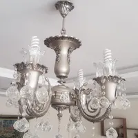 لوستر ۴شاخه برنزی
