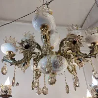 تولیدی لوستر چینی برنزی به قیمت تولید|لوستر و چراغ آویز|تبریز, |دیوار