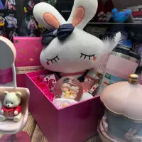 باکس کادویی صورتی دخترانه، هدیه، کادو ولنتاین