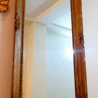 آینه قدی با گل دکوری
