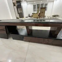 فروش مبل ۷ نفره و میز تلویزیون کارکرده|مبلمان خانگی و میز عسلی|بندرعباس, |دیوار