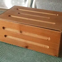 جعبه چوبی دستمال کاغذی