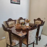 سلطنتی چوب گردو ۶ نفره