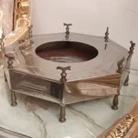 منقل ۸ گوشه پایه برنجی