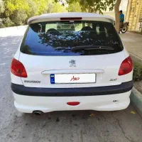 ۲۰۶ تیپ ۵ مدل ۱۳۹۵ سفید