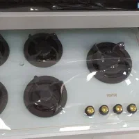 گاز رومیزی شیشه و استیل