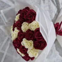 دسته گل روبانی