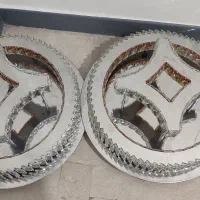 ۲عدد لوستر سقفی مدرن کریستالی
