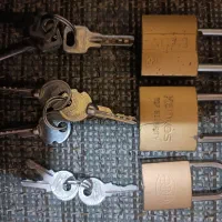 سه عدد قفل آویز  کوچیک