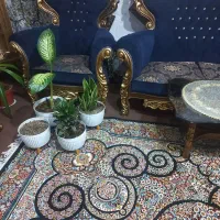 مبل سلطنتی ۹نفره|مبلمان خانگی و میز عسلی|نجفآباد, فیروزآباد|دیوار