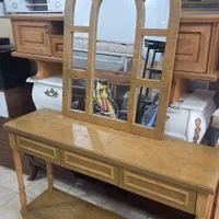 آینه کنسول چوبی|بوفه، ویترین، کنسول|رشت, رودبارتان|دیوار