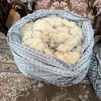 ۱۵ کیلو پشم گوسفند نو نو و یک عدد لحاف پشم نو نو|رختخواب، بالش، پتو|فردیس, فردیس|دیوار