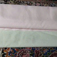 پارچه تترون صورتی وشیری