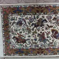 فرش زرع و نیم تمام ابریشم