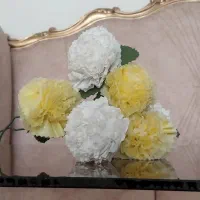 گل مصنوعی میخک و رز و کاج تزیئنیو گل شاخه ای|گل مصنوعی|اصفهان, شفق|دیوار