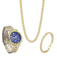 ست ساعت و دستبند و گردنبند مردانه