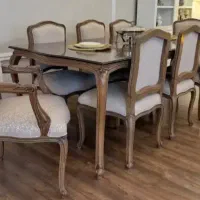 میز ناهار خوری فرانسوی(ابزاری)کلاسیک زیرقیمت مشهد|میز و صندلی غذاخوری|مشهد, بهمن|دیوار
