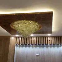 لوستر کم ارتفاع طرح آویدا.کفه ال ای دی تابش فروز|لوستر و چراغ آویز|مشهد, خین عرب|دیوار