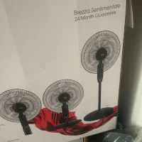 پنکه پر قدرت تمام مشکی