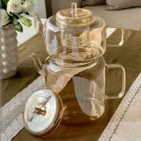 کتری قوری پیرکس شاپانی