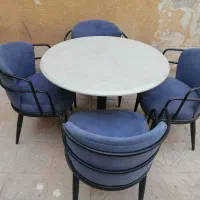 صندلی پارچه ای فلزی رستورانی