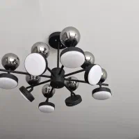 دو عدد لوستر شیک و مدرن وفوق العاده پرنور