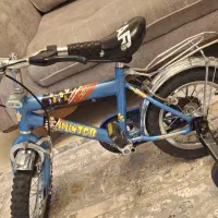 دوچرخه سایز 12 قرمز و آبی