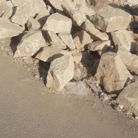 سنگ سنکاری نصف ماشین ازبنای اضافه مانده|مصالح و تجهیزات ساختمان|کارون, |دیوار