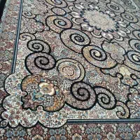 کناره فرش طرح میترا کاشان