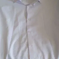 پیراهن مردانه  کرپ  ژاپن سفید سایزx2