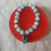 دستبند سنگ آبی وفیروزه
