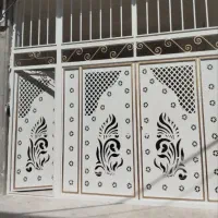 درب حیاط ِلیزر اهنی