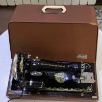 چرخ خیاطی قدیمی ژاپنی جوکی آنتیک، جعبه چوبی اصل|کلکسیون اشیاء عتیقه|تهران, سجاد|دیوار