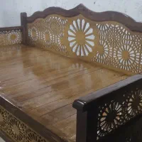 تخت چوبی سنتی|مبلمان خانگی و میز عسلی|کرمان, |دیوار