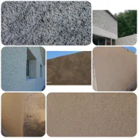 تگرگی برا دیوار ساختمان. سیمان کاری .بلوک چینی