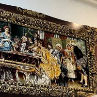 تابلو فرش تصویر شام آخر