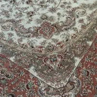 فرش ماشینی  ضخیم ،دست باغ گونه ،کاملا نخ|فرش|تبریز, |دیوار
