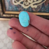 نگین فیروزه پیریت طبیعی کرمان