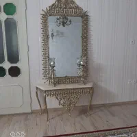 اینه شمعدان قدی برنز