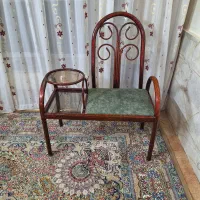 میز تلفن و ۲ عدد صندلی چوبی|میز تلفن|مشهد, امام خمینی|دیوار