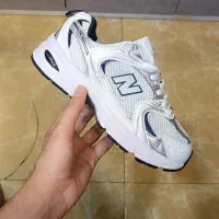کتونی نیوبالانس ۵۳۰ New Balance سفید سرمه ای|کیف، کفش، کمربند|تهران, دهقان|دیوار