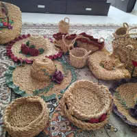محصولات حصیری دست بافت