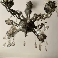 لوستر مدل عباسی ۴ شاخه|لوستر و چراغ آویز|قوچان, |دیوار