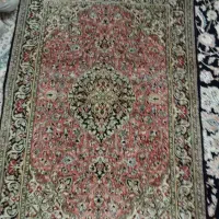 دو نمونه قالبچه تمام ابریشم بسیار لطیف وزیبا|فرش|شیراز, سینما سعدی|دیوار