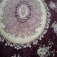 فرش زرشکی در حد نو