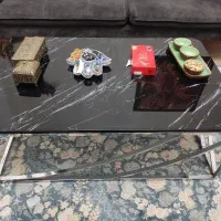 ست میز جلو مبلی استیل و MDF ترک و میز تلویزیون