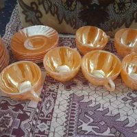 ظرف قدیمی کریستال مکزیکی|ظروف سرو و پذیرایی|کاشان, کارگر|دیوار